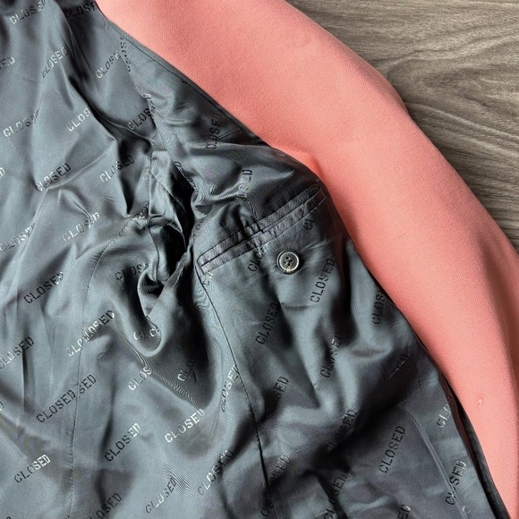 Closed Official Womens Pink One Button Fitted Blazer XS - Picture 6 of 8